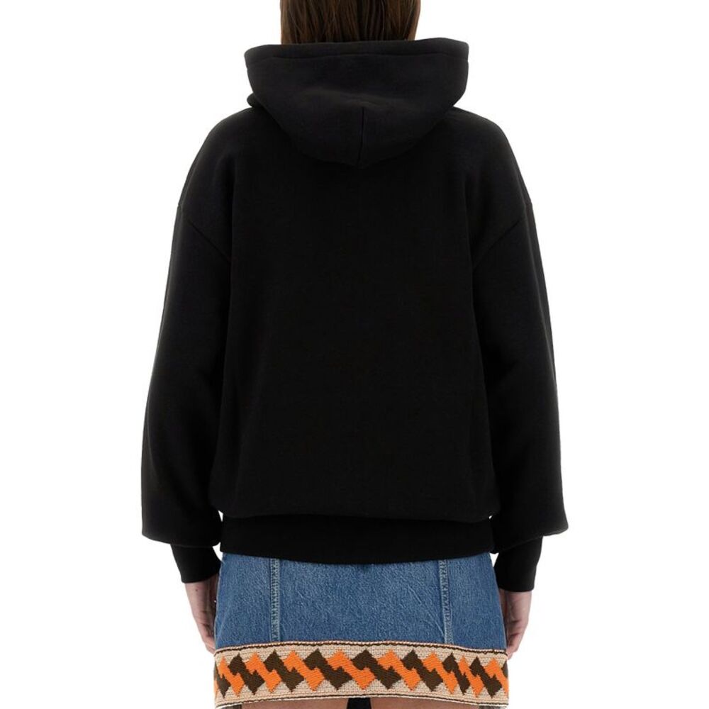 Valentino Women Cotton Hoodie With Print - Picture 3 of 4